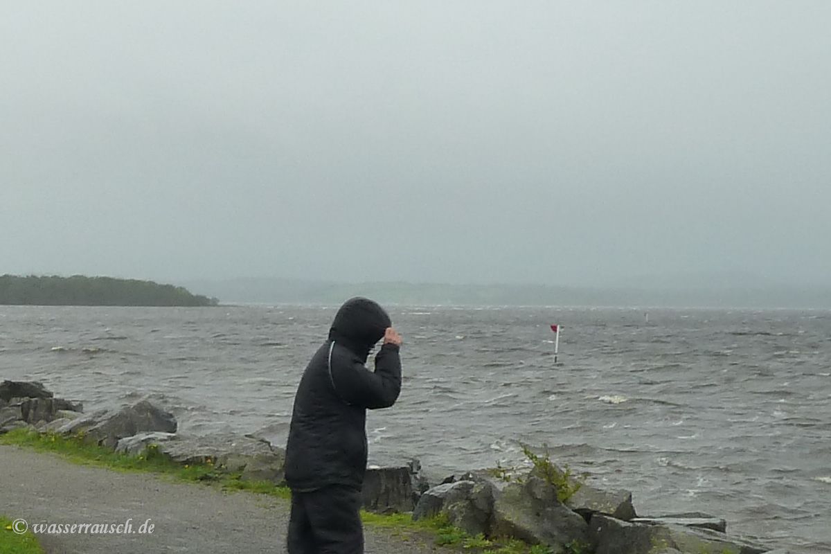 Gale on the Lower Lough Erne