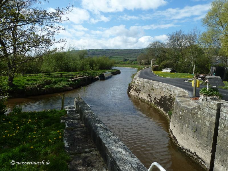 View downstream from Clogrennan Lock
