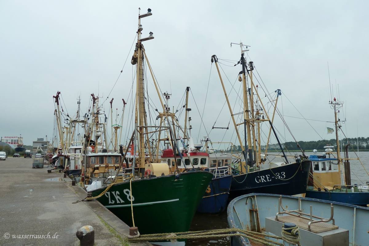 Fishing fleet Zoutkamp